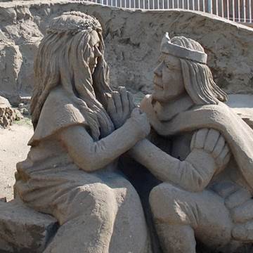 Harrison Hot Springs sand sculptures