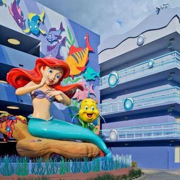 Underwater world of Disney's Art of Animation Resort