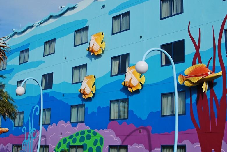 Underwater world of Disney's Art of Animation Resort