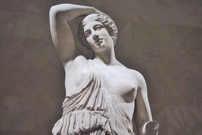 Marble statue of a wounded Amazon, Metropolitan Museum of Art, New York City, USA