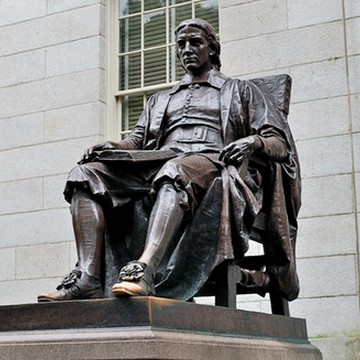 John Harvard Statue, Cambridge, Massachusetts, USA