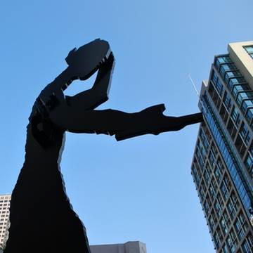 Hammering Man, Seattle, Washington, USA