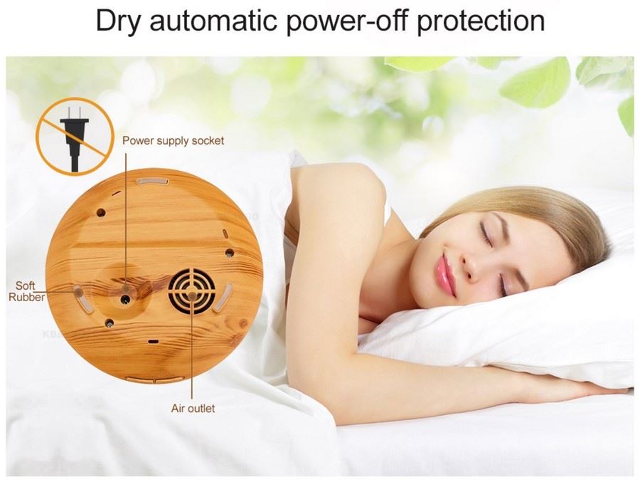 Air Ultrasonic Humidifier with Essential Oil Aroma Diffuser