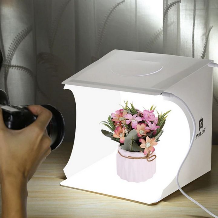 Small Light Box Backdrops Folding LED Lightbox For Product Photography