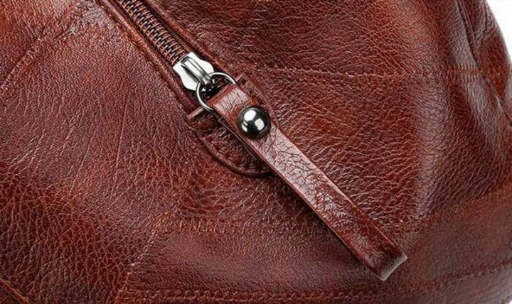 Shoulder Bag For Women Casual Fashion Handbag Casual Tote PU Vintage Handbag Top-Handle Bags