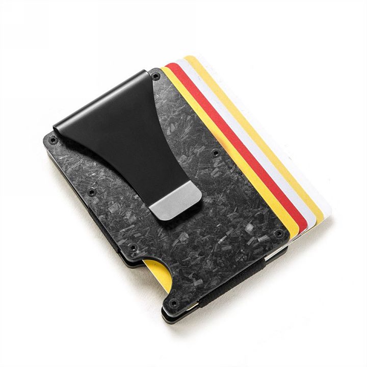 Ridge Wallet Carbon Fiber Men’s Slim Wallet Card Holder RF Wallet