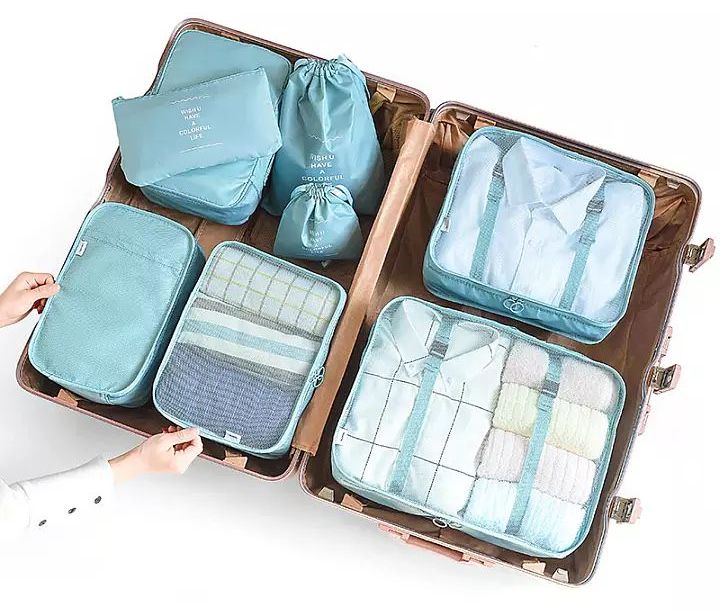 Travel Luggage Set Organizer Suitcase Clothes Storage Bags Luggage Packing Organizer