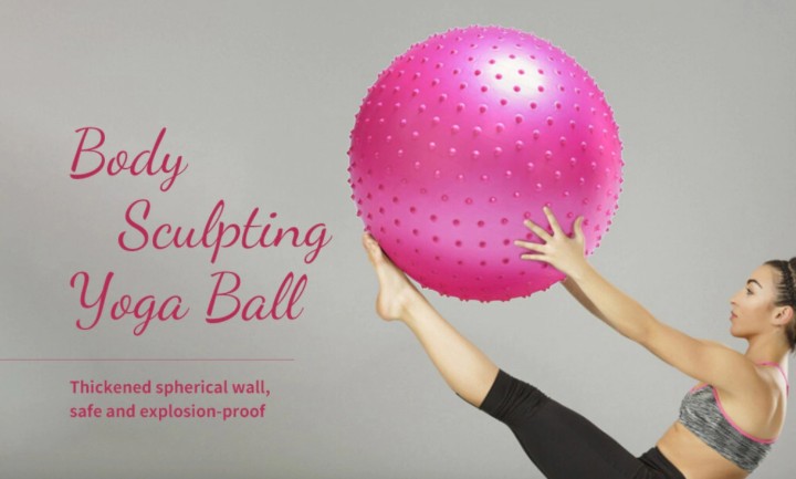 Yoga Ball Pilates Exercises Ball Anti-burst Fitness Ball Massage Ball